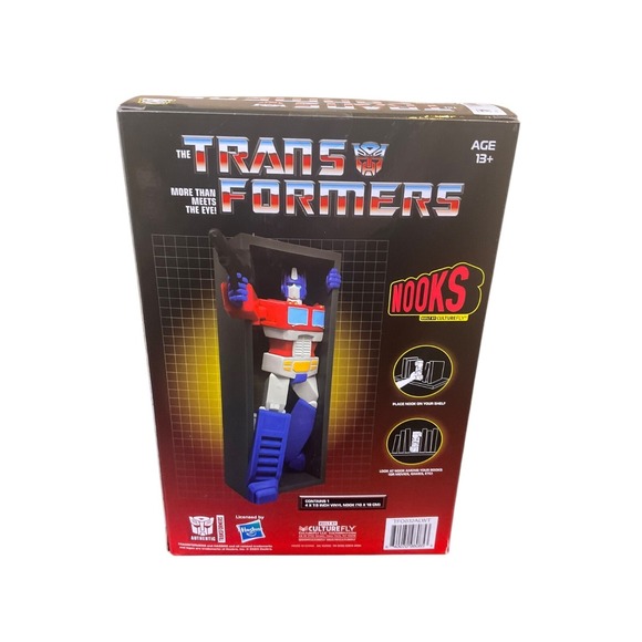Nooks By Culture Fly Transformers 40th Anniversary Edition Optimas Prime Bookend - Picture 3 of 6